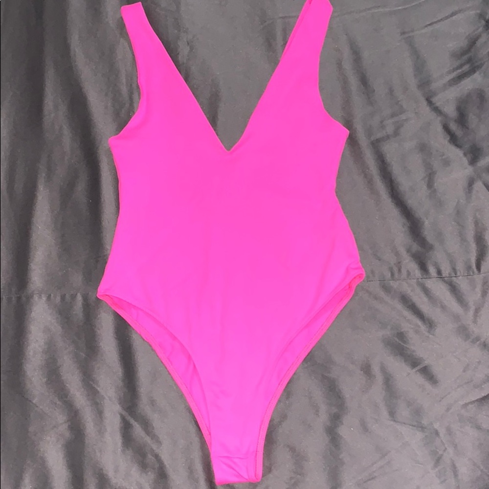Neon Pink Bodysuit